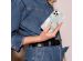 Selencia Maya Fashion Backcover für das Samsung Galaxy S22 Ultra - Marble Blue