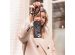iMoshion Design Hülle mit Band für Samsung Galaxy A72 - Woman Flower Black