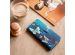 iMoshion Design TPU Klapphülle für das Samsung Galaxy S23 Ultra - Blue Butterfly