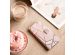 iMoshion Design TPU Klapphülle Samsung Galaxy A21s - Pink Graphic