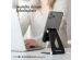 iMoshion Handyhalterung für den Schreibtisch für das Samsung Galaxy A13 (4G) - Tablethalter für den Schreibtisch - Verstellbar - Aluminium - Schwarz