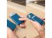 Accezz Leder Kartenhalter / Wallet mit MagSafe - Dunkelblau