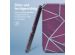 iMoshion Design Slim Hard Case Sleepcover für das Amazon Kindle (2022) 11th gen - Bordeaux Graphic