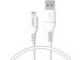 Accezz Lightning- auf USB-Kabel für das iPhone 13 Pro - MFI-zertifiziertes - 0,2 m - Weiß