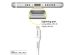 Accezz Lightning- auf USB-Kabel für das iPhone SE (2020) - MFI-zertifiziertes - 0,2 m - Weiß