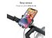 Accezz Telefonhalter Fahrrad für das iPhone 13 Pro Max - verstellbar - universell - Aluminium - schwarz