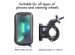 Accezz Telefonhalter Fahrrad für das iPhone SE (2022) - universell - mit Gehäuse - schwarz