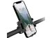 Accezz Telefonhalter Fahrrad für das iPhone Xs - verstellbar - universell - Aluminium - schwarz