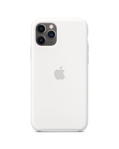 Apple Silikon-Case weiß für das iPhone 11 Pro
