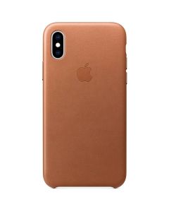 Apple Leder-Case Braun für das iPhone Xs Max