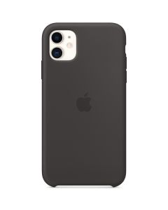 Apple Silikon-Case Schwarz für das iPhone 11
