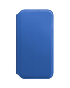 Apple Leather Folio Book Case Electric Blue für das iPhone X / Xs
