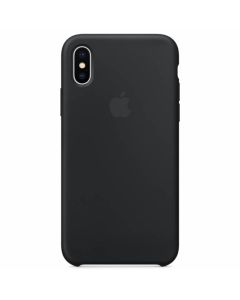Apple Schwarzes Silikon Case iPhone X