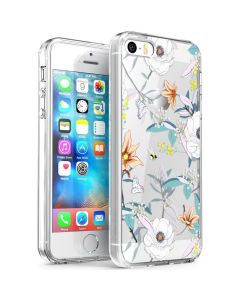iMoshion Design Hülle iPhone 5 / 5s / SE - Blume - Weiß