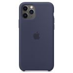 Apple Silikon-Case Midnight Blue für das iPhone 11 Pro