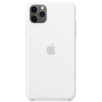 Apple Silikon-Case weiß für das iPhone 11 Pro Max