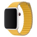 Apple ﻿Lederarmband M für das Apple Watch Series 1-9 / SE / Ultra (2) - 42/44/45/49 mm - Gelb