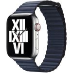 Apple ﻿Lederarmband L für Apple Watch Series 1-9 / SE / Ultra (2) - 42/44/45/49 mm - Diver Blue