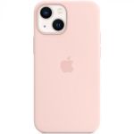 Apple Silikon-Case MagSafe iPhone 13 Mini - Chalk Pink