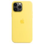 Apple Silikon-Case MagSafe für das iPhone 13 Pro - Lemon Zest