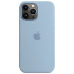 Apple Silikon-Case MagSafe für das iPhone 13 Pro Max - Blue Fog