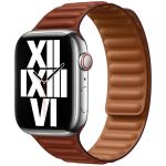 Apple Leather Link für die Apple Watch Series 1-9 / SE / Ultra (2) - 42/44/45/49 mm - Größe S/M - Umber