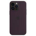 Apple Silikon-Case MagSafe für das iPhone 14 Pro Max - Elderberry