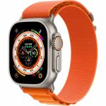 Apple Alpine Loop Band für die Apple Watch Series 1-9 / SE / Ultra (2) - 42/44/45/49 mm - Größe M - Orange