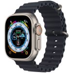 Apple Ocean Armband für die Apple Watch Series 1-9 / SE / Ultra (2) - 42/44/45/49 mm - Midnight