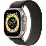 Apple Trail Loop Band für das Apple Watch Series 1-9 / SE / Ultra (2) - 42/44/45/49 mm - Größe S/M - Schwarz / Grau
