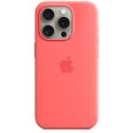 Apple Silikon-Case MagSafe für das iPhone 15 Pro - Guava