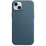 Apple FineWoven Back Cover MagSafe für das iPhone 15 Plus - Pacific Blue