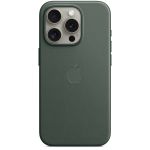 Apple FineWoven Back Cover MagSafe für das iPhone 15 Pro - Evergreen