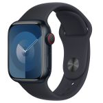 Apple Sport Band für die Apple Watch Series 1-9 / SE - 38/40/41 mm - Größe S/M - Midnight