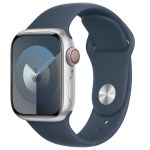 Apple Sport Band für die Apple Watch Series 1-9 / SE - 38/40/41 mm - Größe S/M - Storm Blue