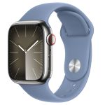 Apple Sport Band für die Apple Watch Series 1-9 / SE - 38/40/41 mm - Größe S/M - Winter Blue