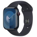 Apple Sport Band für Apple Watch Series 1-9 / SE / Ultra (2) - 42/44/45/49 mm - Größe S/M - Midnight