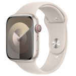 Apple Sport Band für Apple Watch Series 1-9 / SE / Ultra (2) - 42/44/45/49 mm - Größe M/L - Starlight