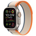 Apple Trail Loop Band für das Apple Watch Series 1-9 / SE / Ultra (2) - 42/44/45/49 mm - Größe M/L - Orange/Beige