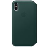Apple Leather Folio Klapphülle Grün für das iPhone Xs / X