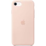 Apple Silikon-Case für das iPhone SE (2022 / 2020) - Pink Sand