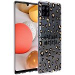 iMoshion Design Hülle Samsung Galaxy A42 - Leopard - Braun / Schwarz