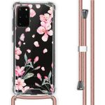 iMoshion Design Hülle mit Band für das Samsung Galaxy S20 Plus - Blossom Watercolor