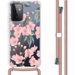iMoshion Design Hülle mit Band für das Samsung Galaxy A72 - Cherry Blossom