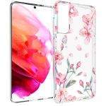iMoshion Design Hülle Samsung Galaxy S21 FE - Blume - Rosa