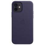 Apple Leder-Case MagSafe für iPhone 12 (Pro) - Deep Violet