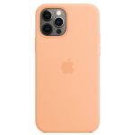 Apple Silikon-Case MagSafe iPhone 12 (Pro) - Cantaloupe