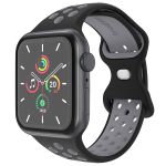 iMoshion Sportarmband⁺ für die Apple Watch Series 1-9 / SE - 38/40/41 mm - Größe M/L - Black & Anthracite