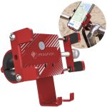 iMoshion Handyhalterung für das Fahrrad – verstellbar – universal – Aluminium – rot
