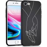 iMoshion Design Hülle für das iPhone SE (2022 / 2020) / 8 / 7 - Holding Hands Black
